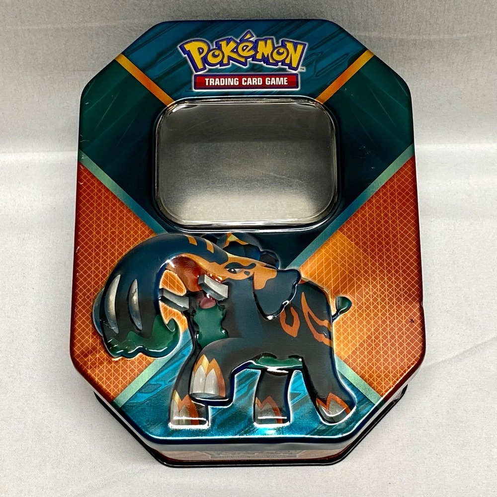 Pokemon Copperajah V Tin 2020 Galar Challengers Empty TCG Card Case No Cards EUC
